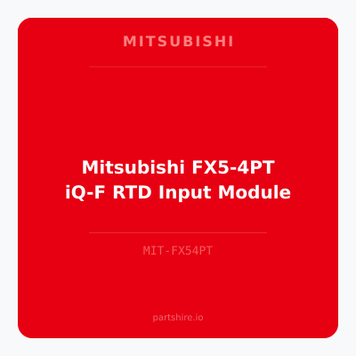 Mitsubishi FX5-4PT iQ-F RTD Input Module
