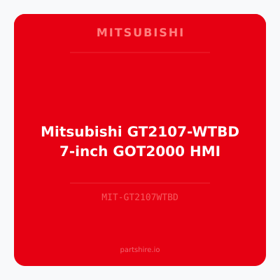 Mitsubishi GT2107-WTBD 7-inch GOT2000 HMI