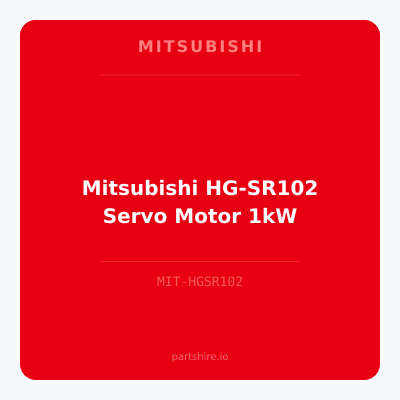 Mitsubishi HG-SR102 Servo Motor 1kW