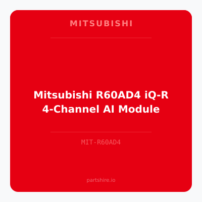 Mitsubishi R60AD4 iQ-R 4-Channel AI Module