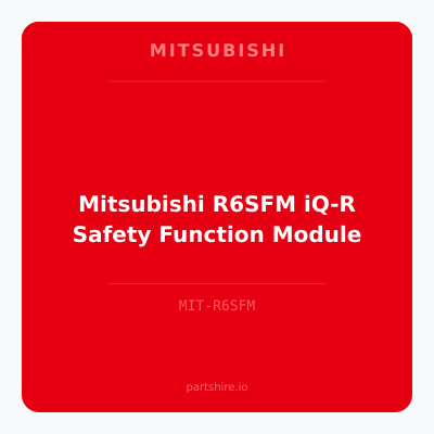 Mitsubishi R6SFM iQ-R Safety Function Module