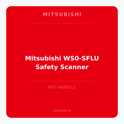 Mitsubishi WS0-SFLU Safety Scanner