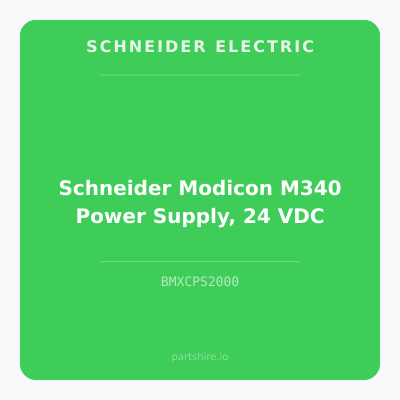 Schneider Modicon M340 Power Supply, 24 VDC