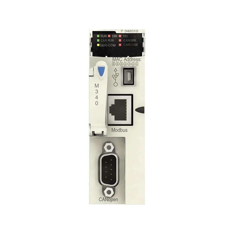 Schneider Modicon M340 CPU, Modbus, Ethernet