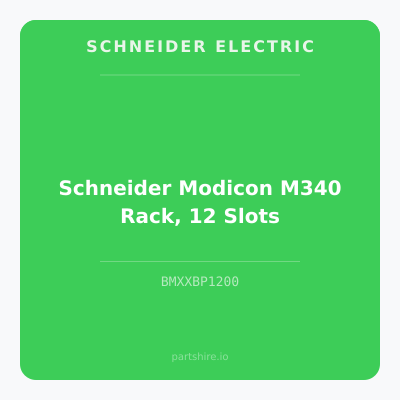 Schneider Modicon M340 Rack, 12 Slots