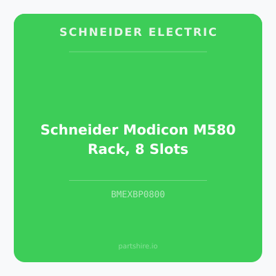 Schneider Modicon M580 Rack, 8 Slots