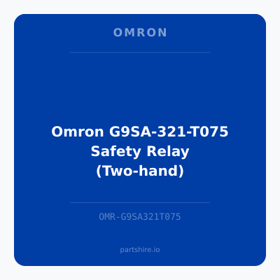 Omron G9SA-321-T075 Safety Relay (Two-hand)