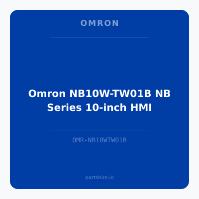 Omron NB10W-TW01B NB Series 10-inch HMI