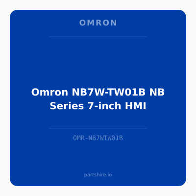 Omron NB7W-TW01B NB Series 7-inch HMI