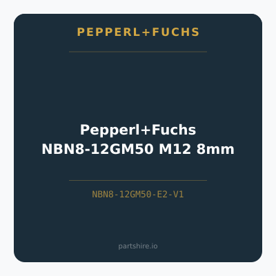 Pepperl+Fuchs NBN8-12GM50 M12 8mm