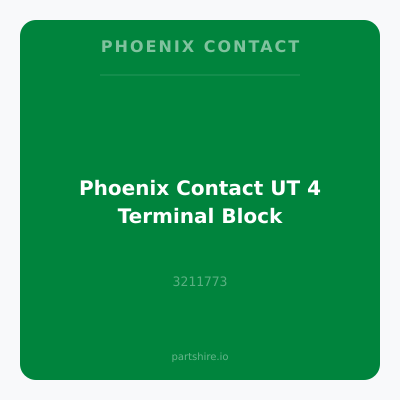 Phoenix Contact UT 4 Terminal Block