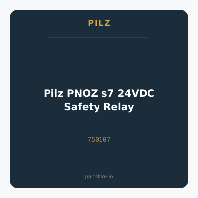 Pilz PNOZ s7 24VDC Safety Relay