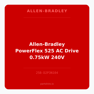 Allen-Bradley PowerFlex 525 AC Drive 0.75kW 240V