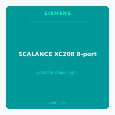 SCALANCE XC208 8-port