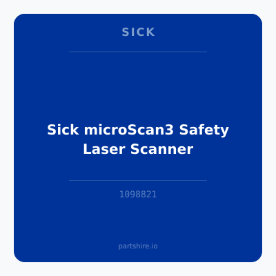Sick microScan3 Safety Laser Scanner