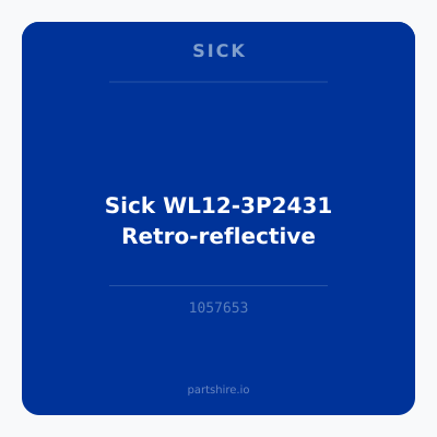 Sick WL12-3P2431 Retro-reflective