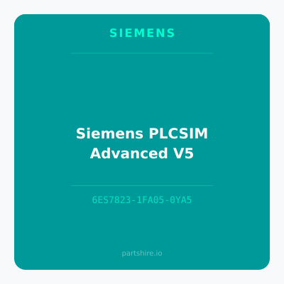 Siemens PLCSIM Advanced V5