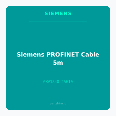 Siemens PROFINET Cable 5m
