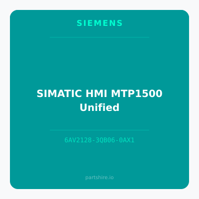 SIMATIC HMI MTP1500 Unified