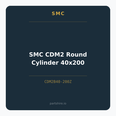 SMC CDM2 Round Cylinder 40x200