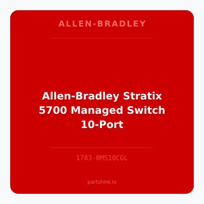 Allen-Bradley Stratix 5700 Managed Switch 10-Port