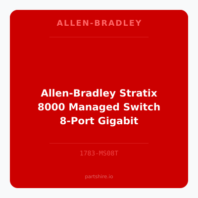 Allen-Bradley Stratix 8000 Managed Switch 8-Port Gigabit